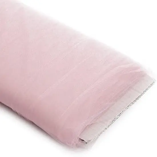 50 Yard Soft Tulle Fabric Bolt For Wedding Decor Party 108 inch Width Dusty Rose {1}