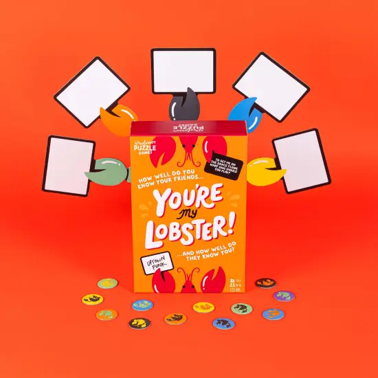 Professor Puzzle: You're My Lobster - Quirky Friendship Test Party Game, How Well Do You Know Your Friends? Co-Op & Competitive, Ages 12+, 2-6 Players {7}