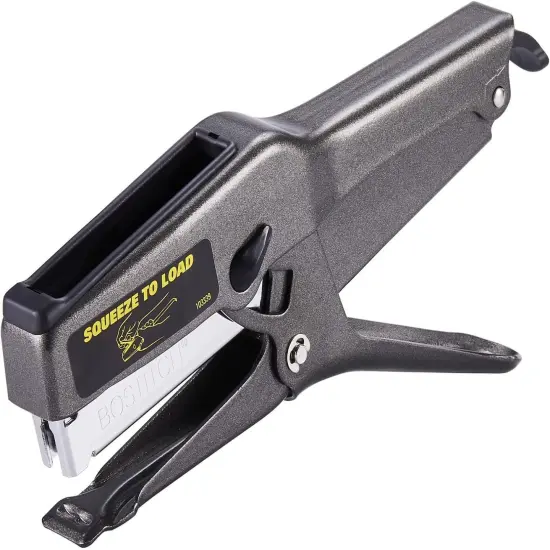Office B8 Heavy Duty All Metal 45 Sheet Plier Stapler, 210 Stapler Capacity, Full-Strip, Black {1}