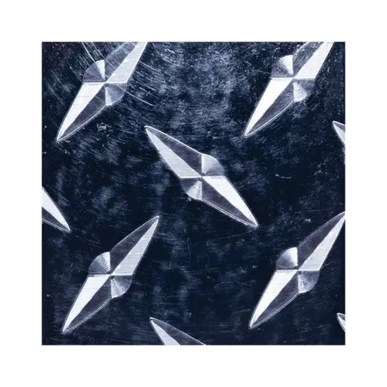 Creative Vinyl - Diamond Plate 24" 10 Silver Diamond {3}