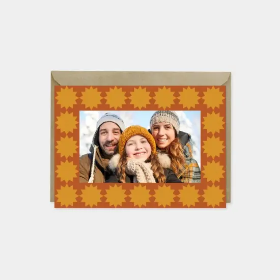 Moroccan Holiday Photo Card, Geometric {5}