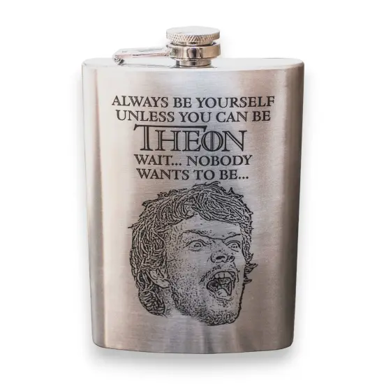8oz Always Be Yourself - Theon Stainless Steel Flask {1}