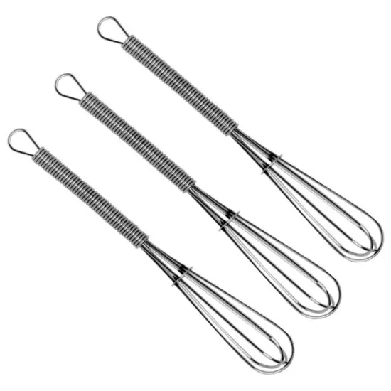 Norpro 7-inch Chrome Plated Wire Mini Whisk - Use to Whip, Stir, and Mix Dressing or Sauces {3}