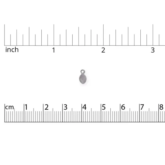 JewelrySupply Beaver Tail 10x4mm Silver Color (10-Pcs) {4}