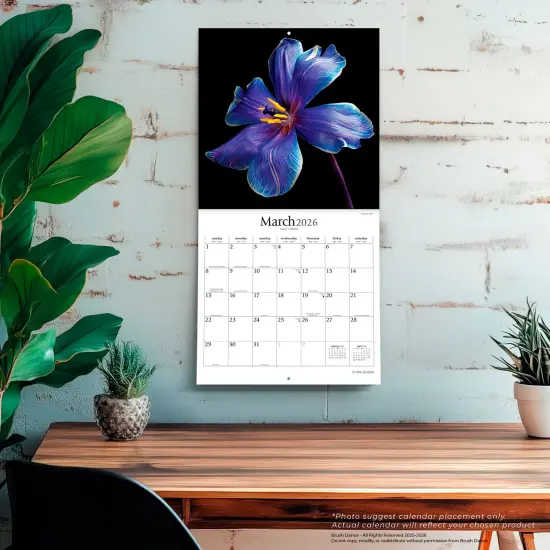 In the Garden | 2026 12 x 24 Inch (Hanging) Monthly Square Wall Calendar | Plastic-Free {5}