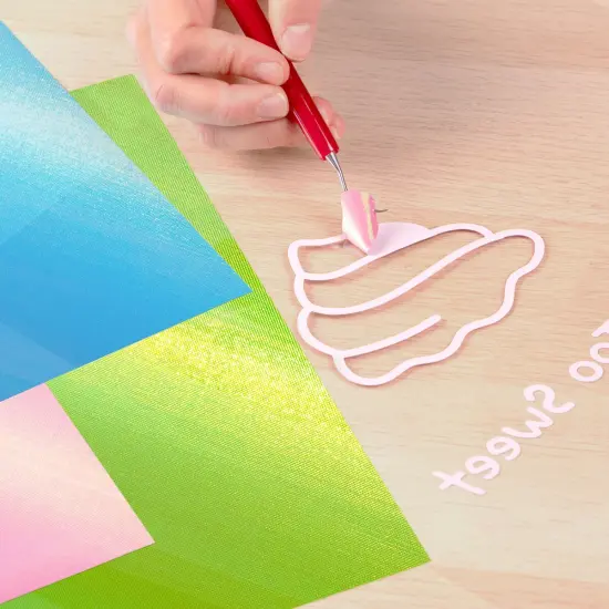 Siser&reg; Aurora Heat Transfer Vinyl, 11.8" x 60" Light Green {3}