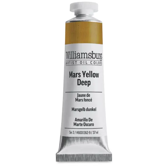 Williamsburg Handmade Oil Paint - Mars Yellow Deep, 37 ml tube {2}