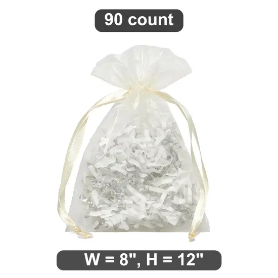 8" x 12" Organza Bag Perfect for Seasonal Gifts {1}