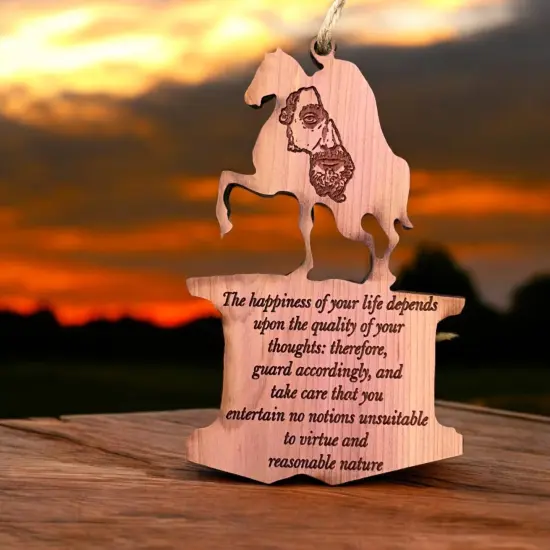 CEDAR The Happiness of your life Marcus Aurelius Ornament {4}