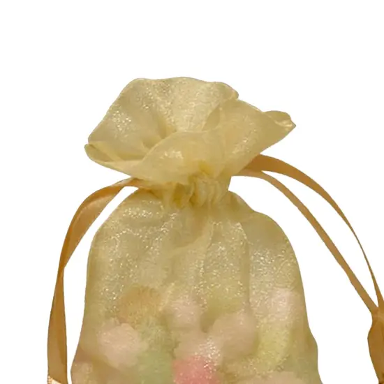 Compact Crystallized Organza Bag 3" x 4" {3}
