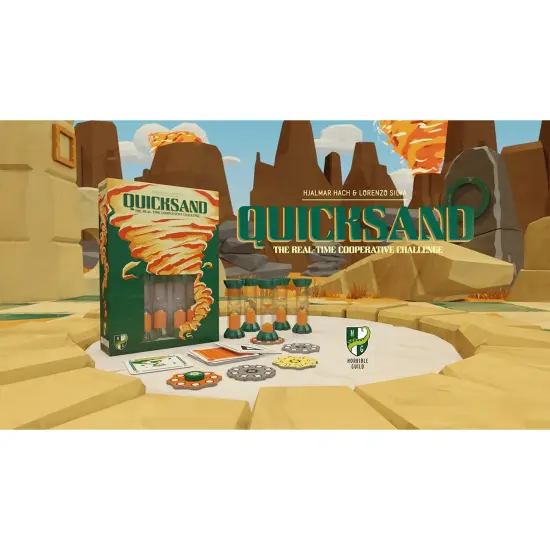 Quicksand - Real Time Cooperative Board Game, Time Management, Deactivate Traps To Keep The Sand Timer Going {4}