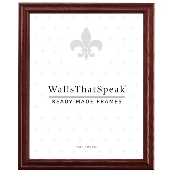 Wiltshire 200 .75", Dark Cherry Picture Frame by wallsthatspeak {1}