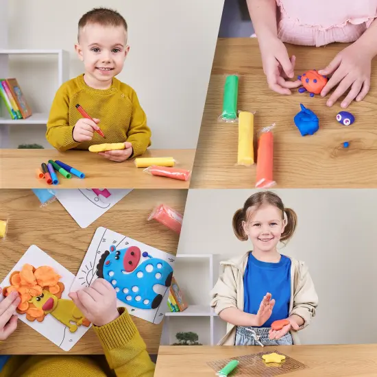 OKTO Color Dough Classpack &ndash; 96 Packs in 8 Colors (School Supplies) {6}