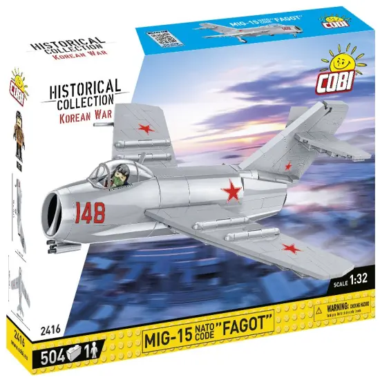 COBI Historical Collection, Korean War, MIG-15 NATO Code "Fagot" Soviet Jet {1}