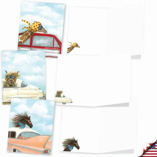 Assorted Blank Greeting Card Box Set - Incl. 20 Cards {3}