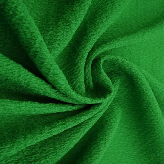 1 Yard Solid Popcorn Woven Fabric, 56/57&Prime; Wide Polyester Spandex Blend SAND {3}