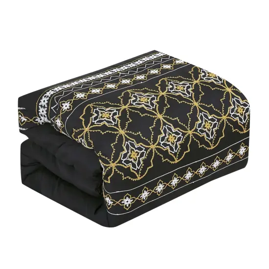 Tzilla Luxury 7 Pieces Comforter set {4}