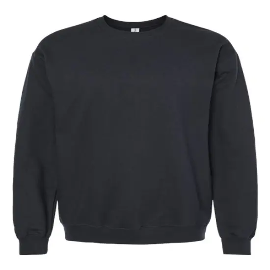 Gildan&reg; Midweight Crewneck Long Sleeve Sweatshirt Black {1}