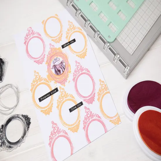 Sizzix Layered Clear Stamps By 49 & Market-3/Pkg {4}