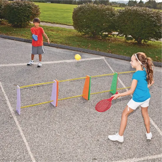 S&S Worldwide Adjustable Height Hurdles.Great for Field Day, PE Classes, and Backyard Fun for Kids.Also Suitable for Dog Training and Rehab. Includes 12 sides and 12 Cross Bars to make 6 Hurdles. {5}