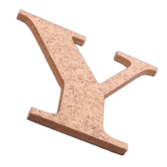 Little Birdie MDF Alphabets Upper Case 4" 1/Pkg-Y {3}