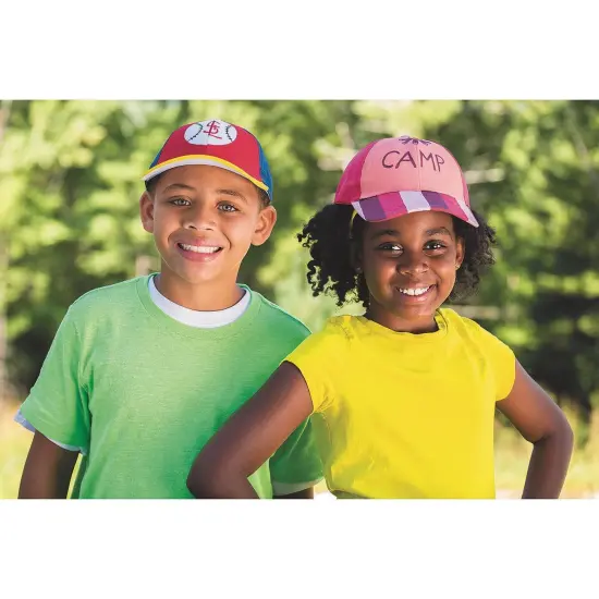 Color-Me&trade; Baseball Caps (Pack of 12) {4}