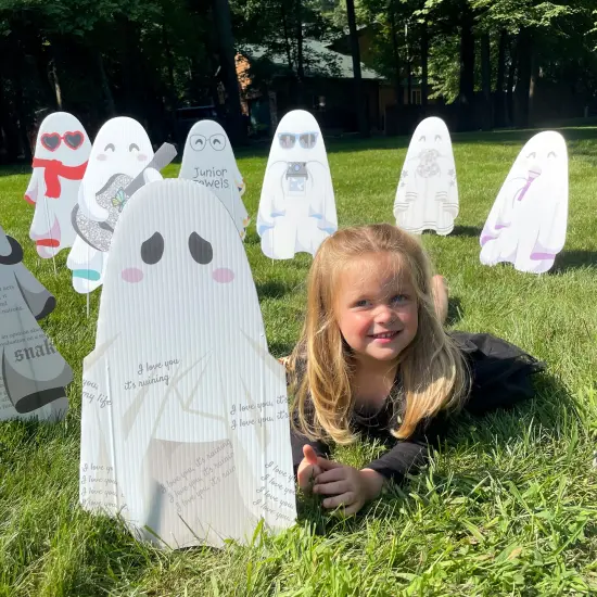 Big Dot of Happiness In My Spooky Era - Ghost Yard Sign Outdoor Lawn Decorations - Ghost Concert Halloween Party Yard Signs {4}