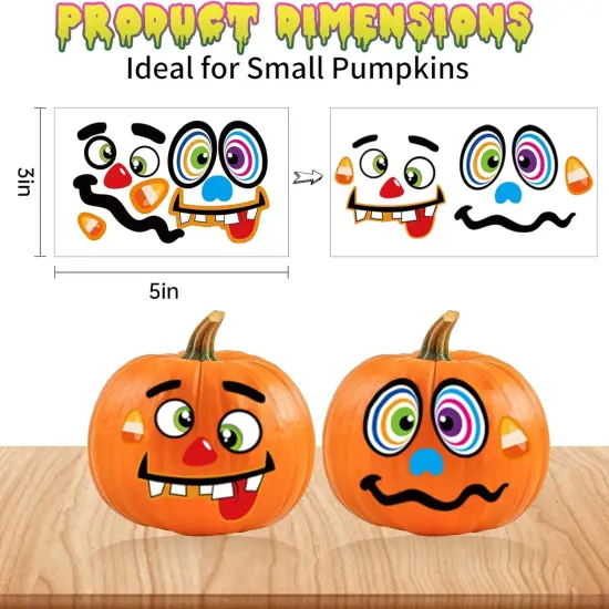 30 Kits Foam Halloween Pumpkin Decorations {4}