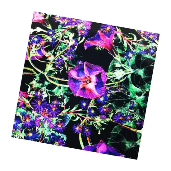 Digital Blooms Printed Spandex {3}