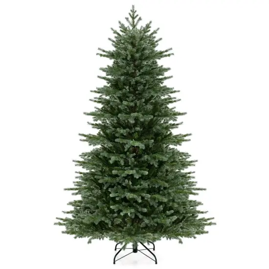 Artificial Christmas Tree with Lush PVC and Warm White LED Lights {4}