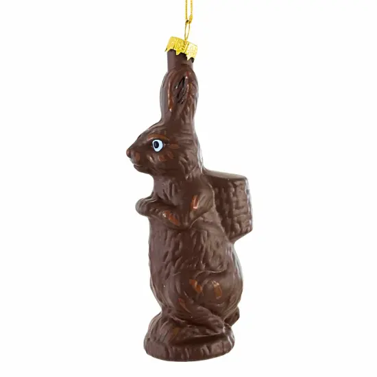Cody Foster 4.75 In Chocolate Rabbit Easter Tree Ornament , Christmas Decor Easter Bunny Blue {3}