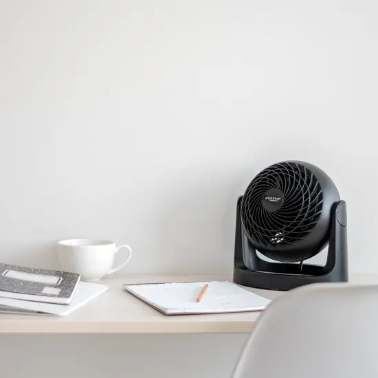 IRIS WOOZOO Circulator Fan, 5.5" Blade, Black {3}