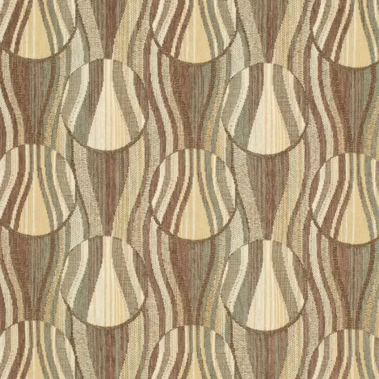 Sandstone - BeigeTaupe,brown AbstractGeometric Upholstery Fabric 54 Inches" {1}