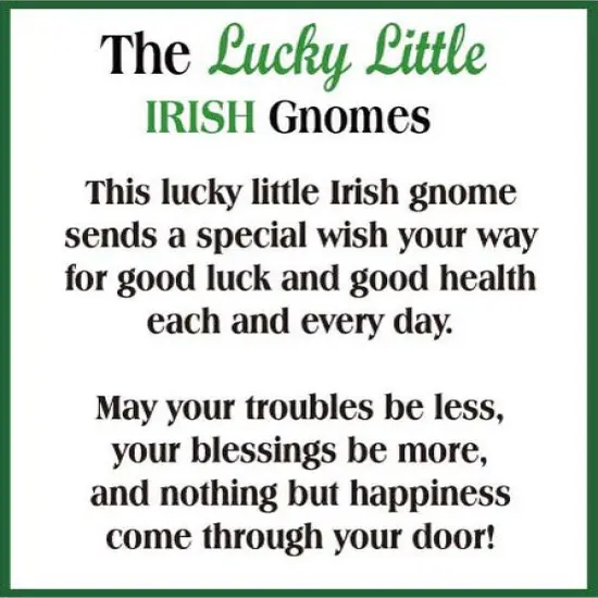 Lucky Little Irish Gnome {3}