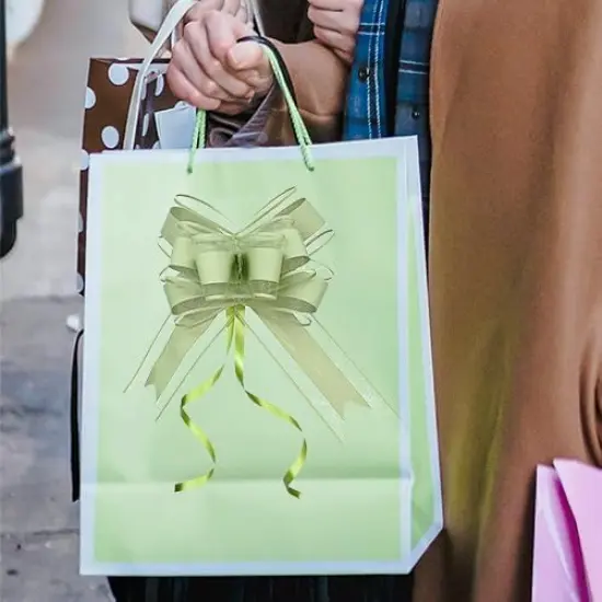 Bows for Gift Wrapping, Sage Green Gift Bow for Presents, Gift Baskets, Gift Bags, Gift Boxes, Christmas, Easter, Birthdays, Baby showers(6 inches, 15PCS) {5}