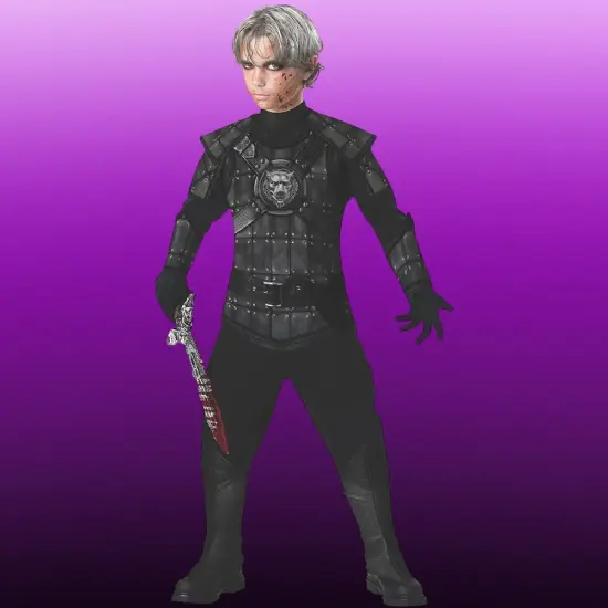 Monster Hunter Youth Eye Catching Costume Shirt with Accessories {3}