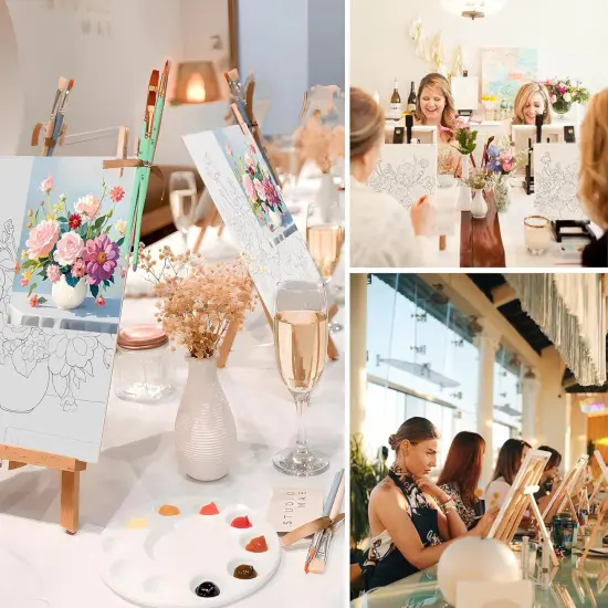 Pre Drawn Canvas to Paint for Adults {6}