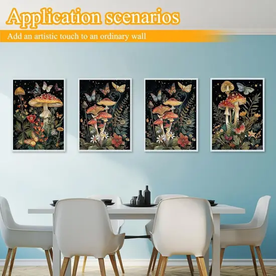 12x16inch - 4 Pack Diamond Painting Kits for Adults {3}