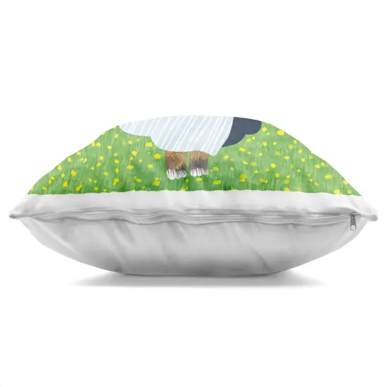 Stupell Industries Sound Of Mewsic Cat Parody Indoor Pillow, 18 x 7 x 18 {3}