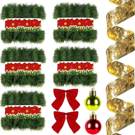 5 Pack 250FT Christmas Garland {1}
