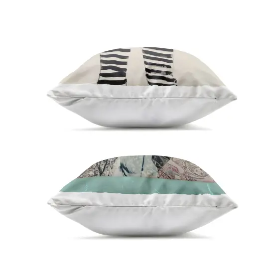 Stupell Industries Postal Glam & Fashionistas 2 Piece Outdoor Printed Pillow Set design by Annabelle Hall, 18 x 7 x 18 {3}