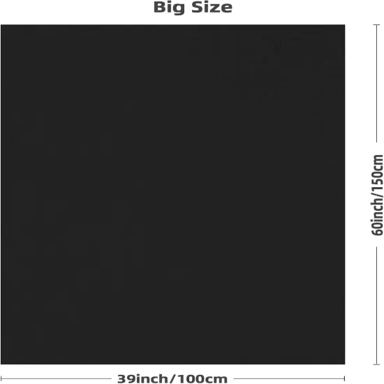 18 Count Aida Cloth Black Aida Cross Stitch Aida Cloth for Handmade Cross Stitch Fabric Needlework, 39 x 60 inch {2}