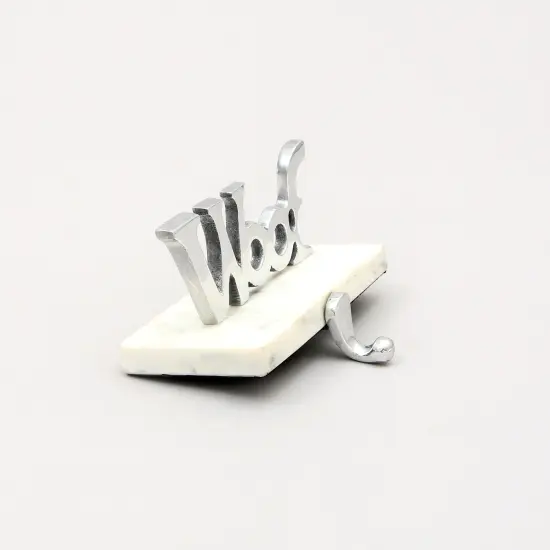 Marble & Shiny Polish Stocking Holder - Woof Design {4}