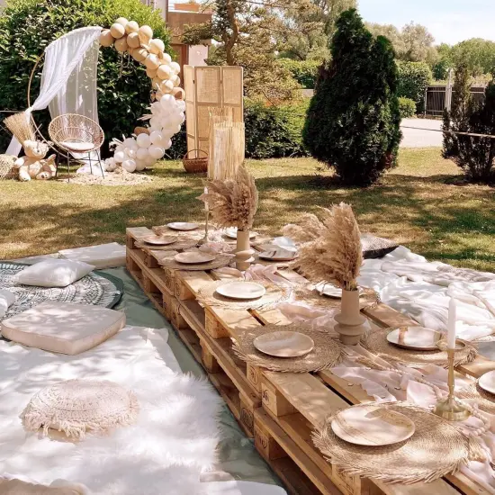 20 Pcs 23 Inch Tall Fluffy Pampas Grass XL Size Brown Dry Pompous Grass Decor Wedding Flower Boho Decor Natural Pompas Flower Bouquet {3}