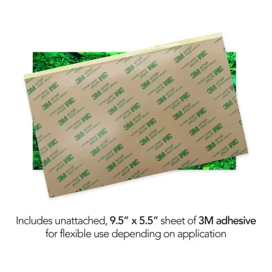 Shell Veneer, 5.5 x 9.5 inches | WMOP, BMOP, Abalone | Includes 3M Adhesive Sheet for Application, Great for Inlay Projects Emerald Green {3}