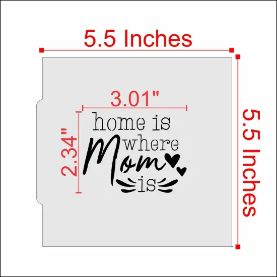 Mom Sayings 3 Piece Cookie Stencil Bundle {3}