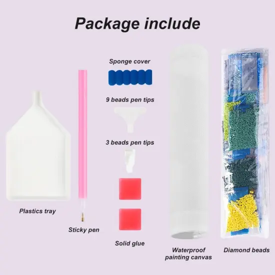 Diamond Painting Kits for Adults Dragonfly, Round Full Drill Diamond Art Kits, 5D DIY Paint with Diamonds Crafts for Home Wall Decoration Gifts 12&times;12Inch, Insect {4}