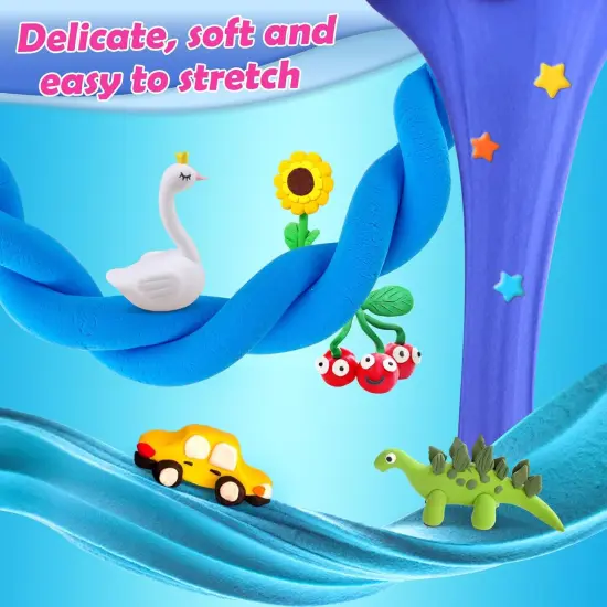 Air Dry Clay 150 Colors, Modeling Clay for Kids, DIY Molding Magic Clay for with Tools, Toys Gifts for Age 3 4 5 6 7 8+ Years Old Boys Girls Kids {3}