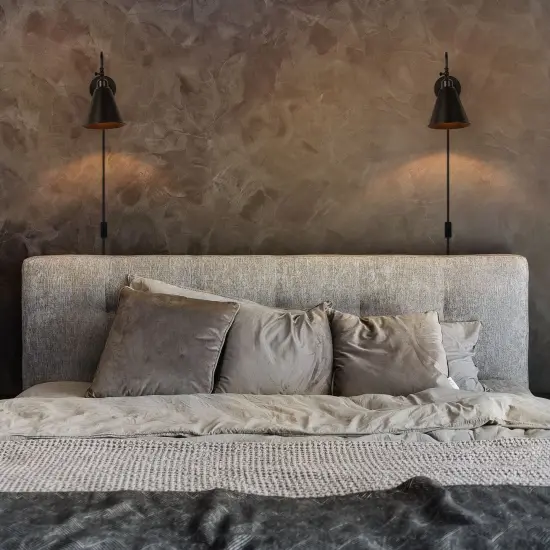 Set of 2 Vintage Swing Arm Wall Lamps &ndash; Adjustable Gooseneck Industrial Sconces for Bedroom, Study, or Office &ndash; Classic Brass Finish, Easy Installation {5}