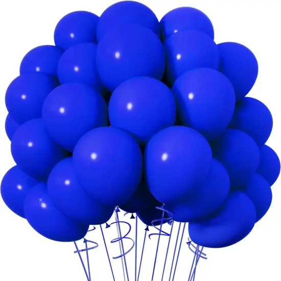 20pcs Royal Blue Balloons 12 Inches Latex Balloons, Matte Royal Blue Balloons for Birthday Baby Shower Graduation Anniversary Wedding Party Supplies Garland Arch Decoration {1}